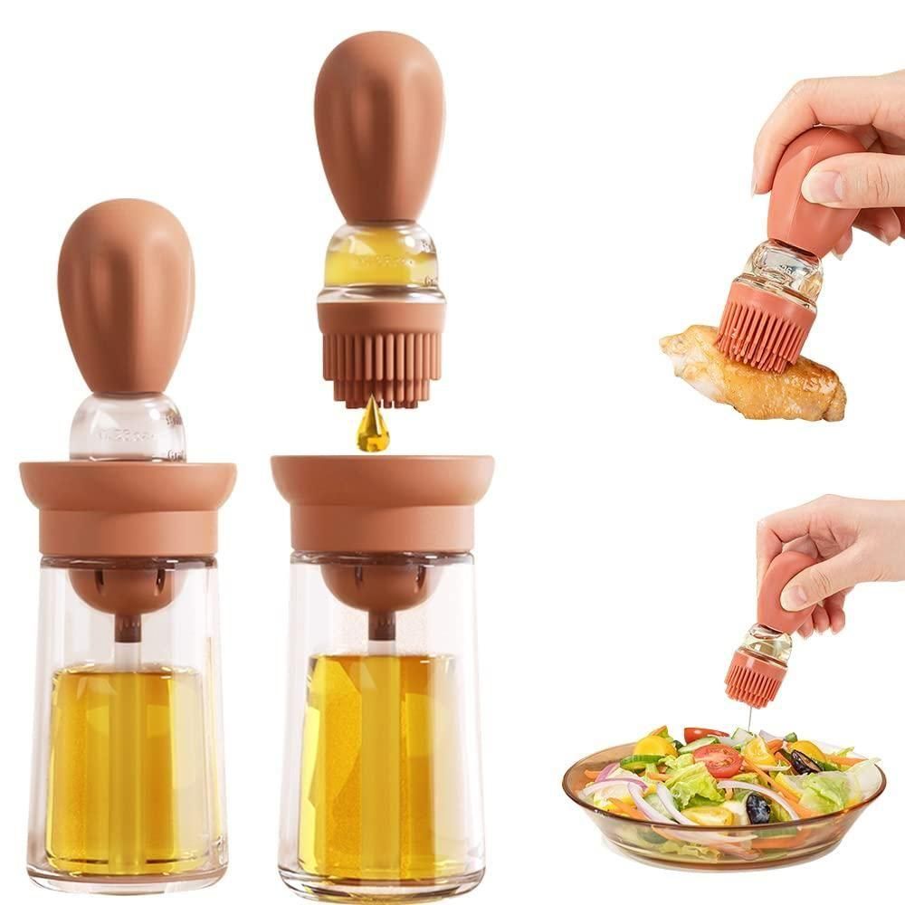 Mess-Free Oil Dispenser for Frying, Baking, and Cooking