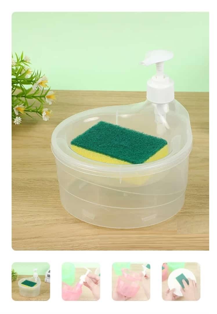 Soap Pump + Sponge – Mess-Free, Stress-Free Washing
