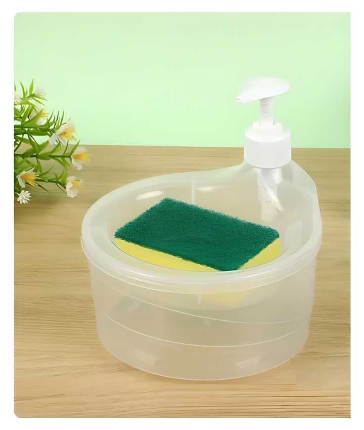 Soap Pump + Sponge – Mess-Free, Stress-Free Washing