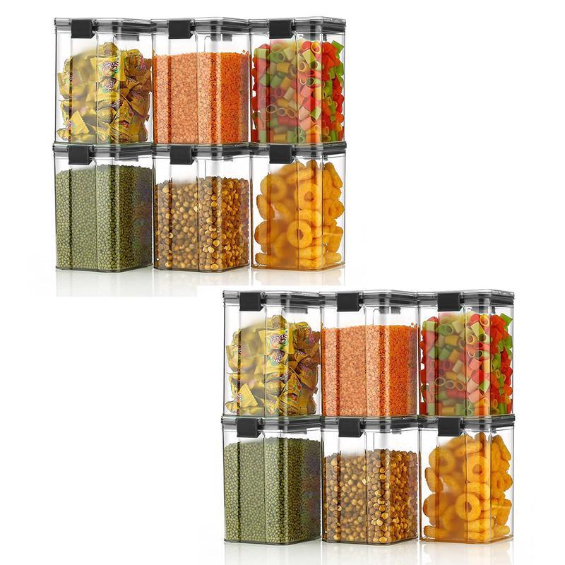 Premium Airtight Wall Jars – Keep Food Fresh, Kitchen Tidy