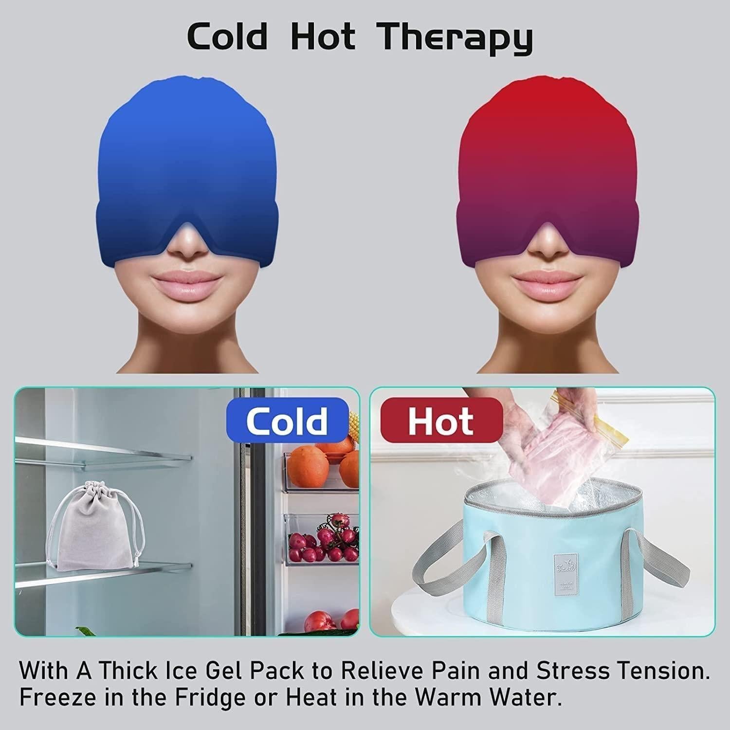 Quick Relief Ice Cap for Migraines & Headaches