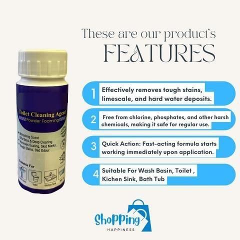 Sparkle & Shine Toilet Foam – Perfect Cleaning Made Simple (Pack of 2)