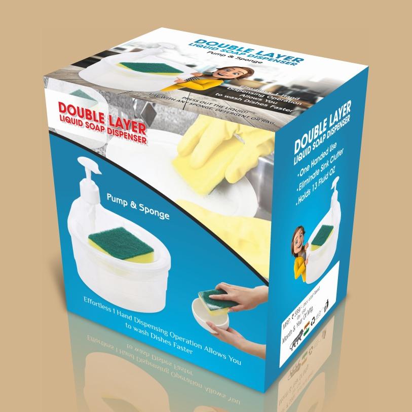 Soap Pump + Sponge – Mess-Free, Stress-Free Washing