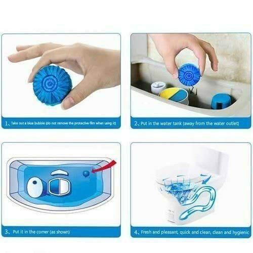 Fresh Flush Cleaning Tablets – Clean, Deodorize, and Refresh Instantly (10pc)