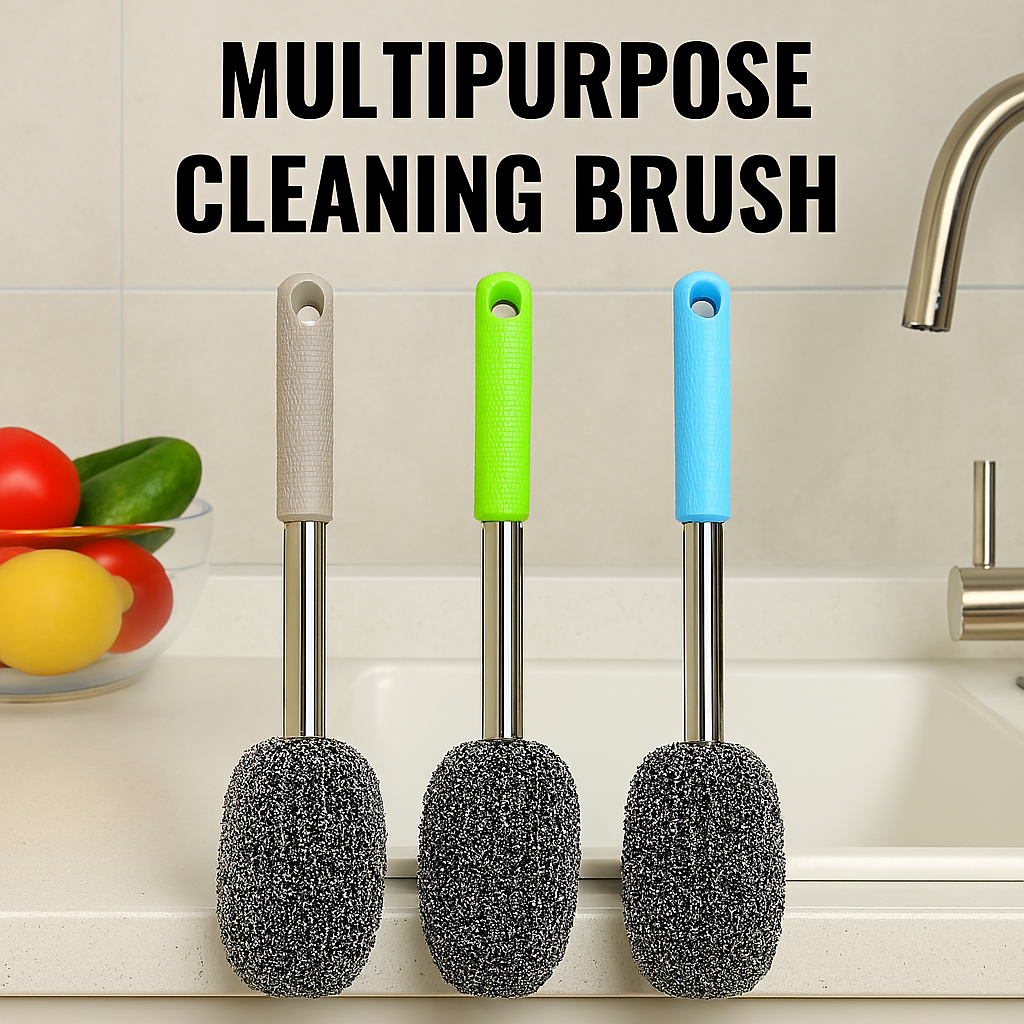 Scrubber for Bottles & Jars – Effortless Scrub, Sparkling Clean Every Time