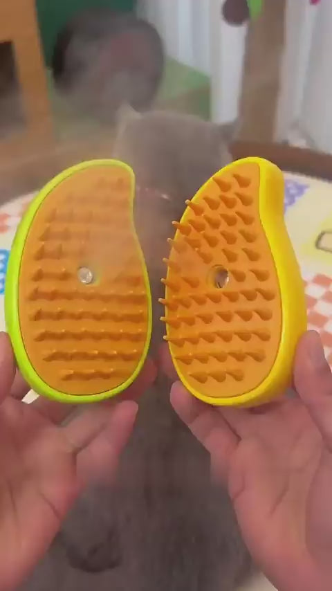 Steamy Pet Hair Brush – Shine & Comfort in One